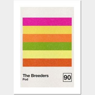 The Breeders / Minimalist Style Graphic Poster Design Posters and Art